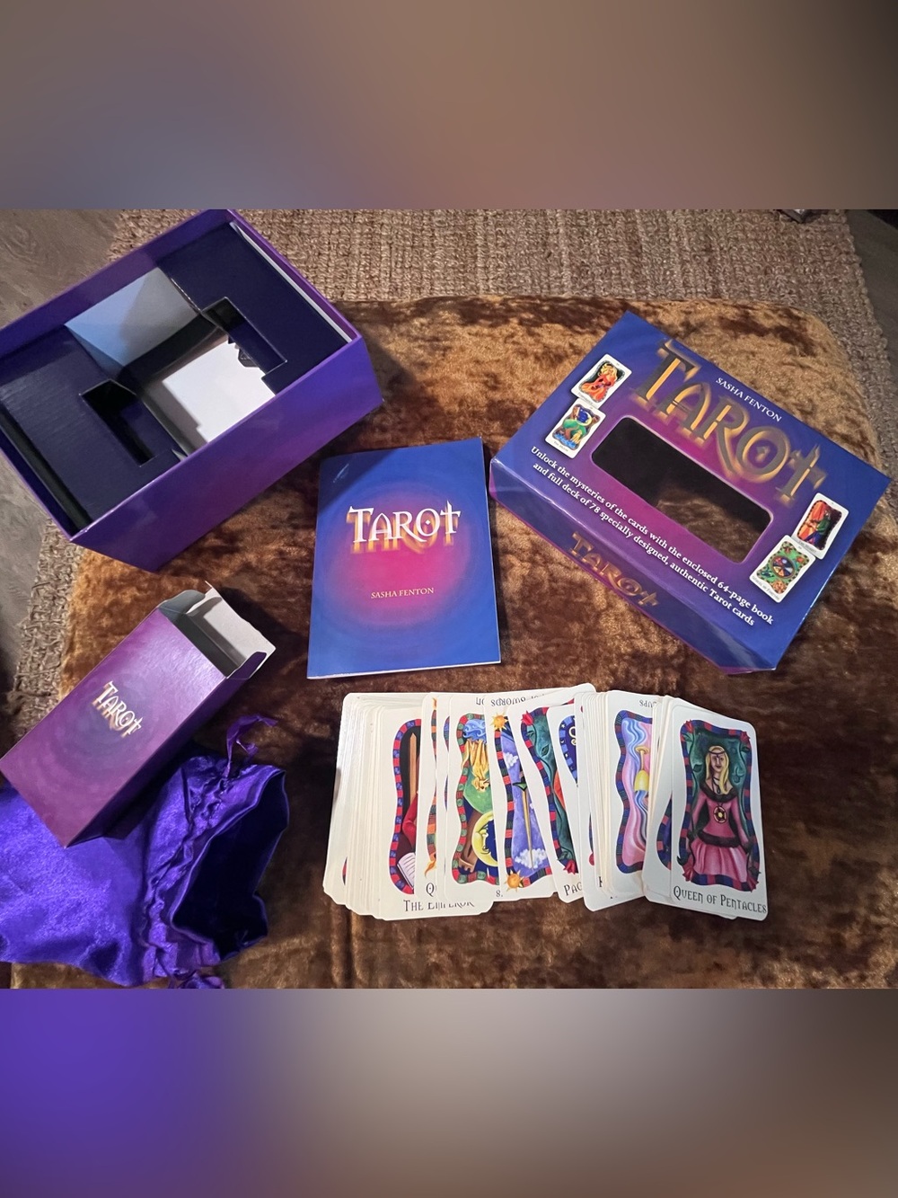 Sasha Fenton Tarot Card Set Complete Divination Guidebook Esoteric Deck - Picture 3 of 5